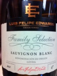 Family Selection Sauvignon Blanc by Luis Felipe Edwards 2011